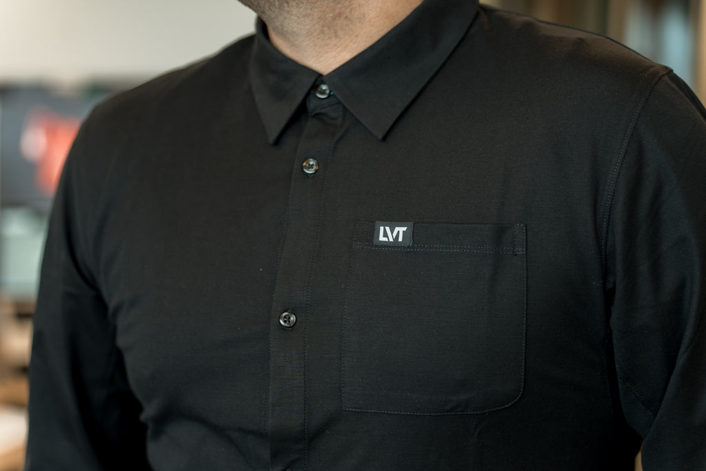 Super Stretch Button Up
