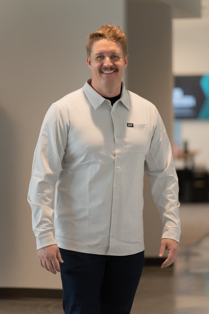 Super Stretch Button Up