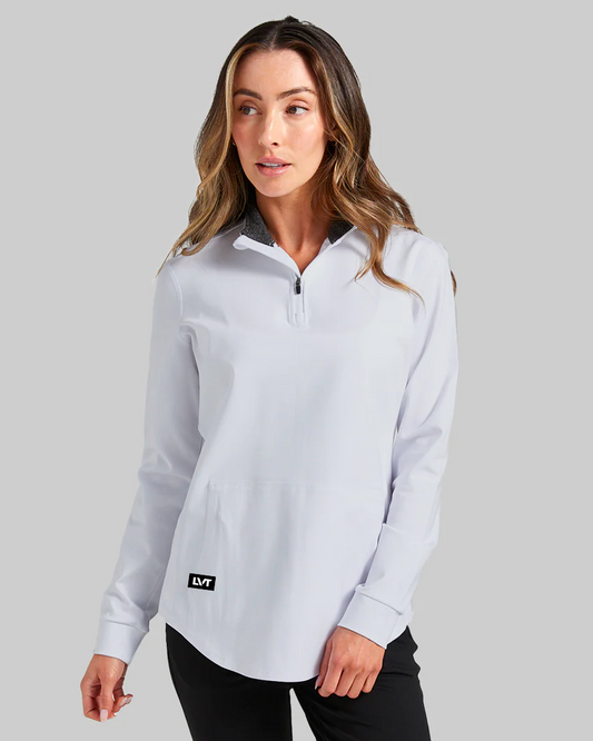 1/4 Zip Magnetic Pullover, Women's